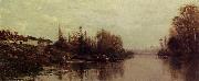 Ferry at Glouton Charles-Francois Daubigny